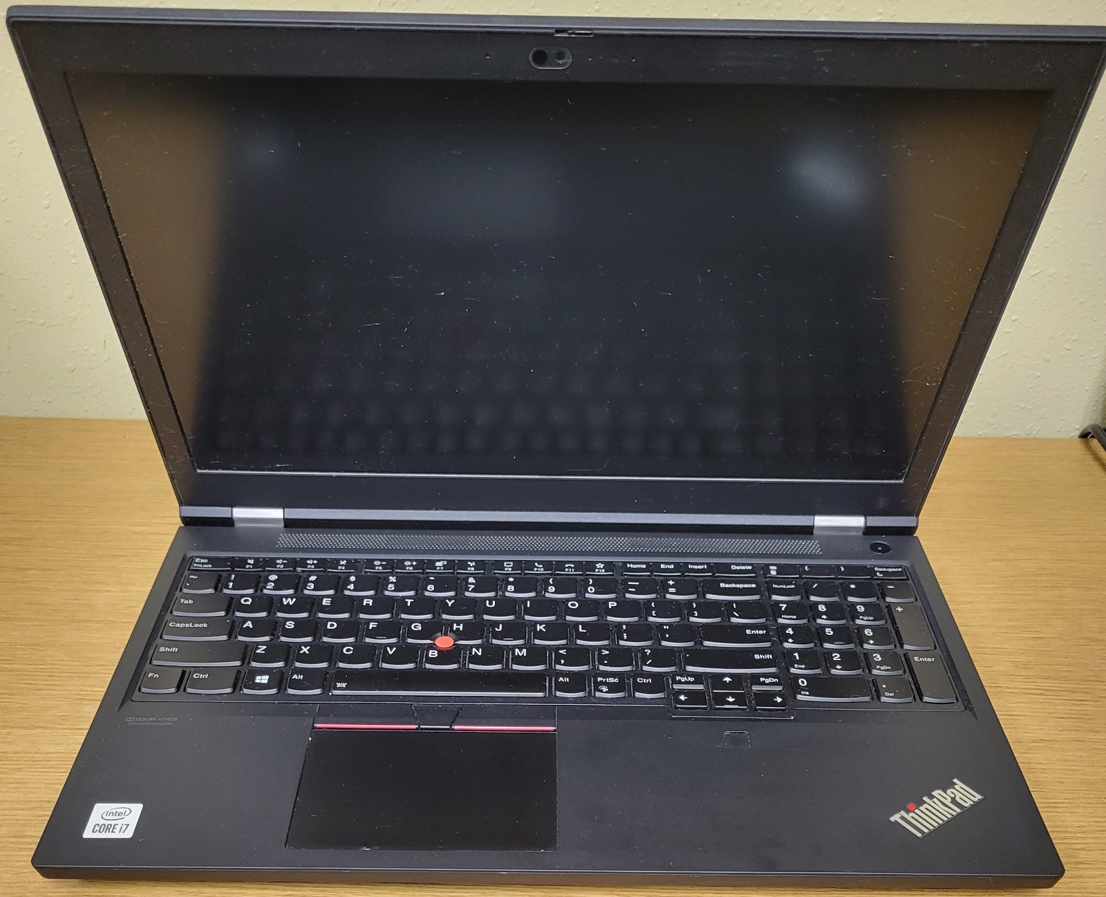 Lenovo ThinkPad P15 Gen1 i7-10750H 2.60GHz 16GB 256GB NVMe Quadro T1000 No OS