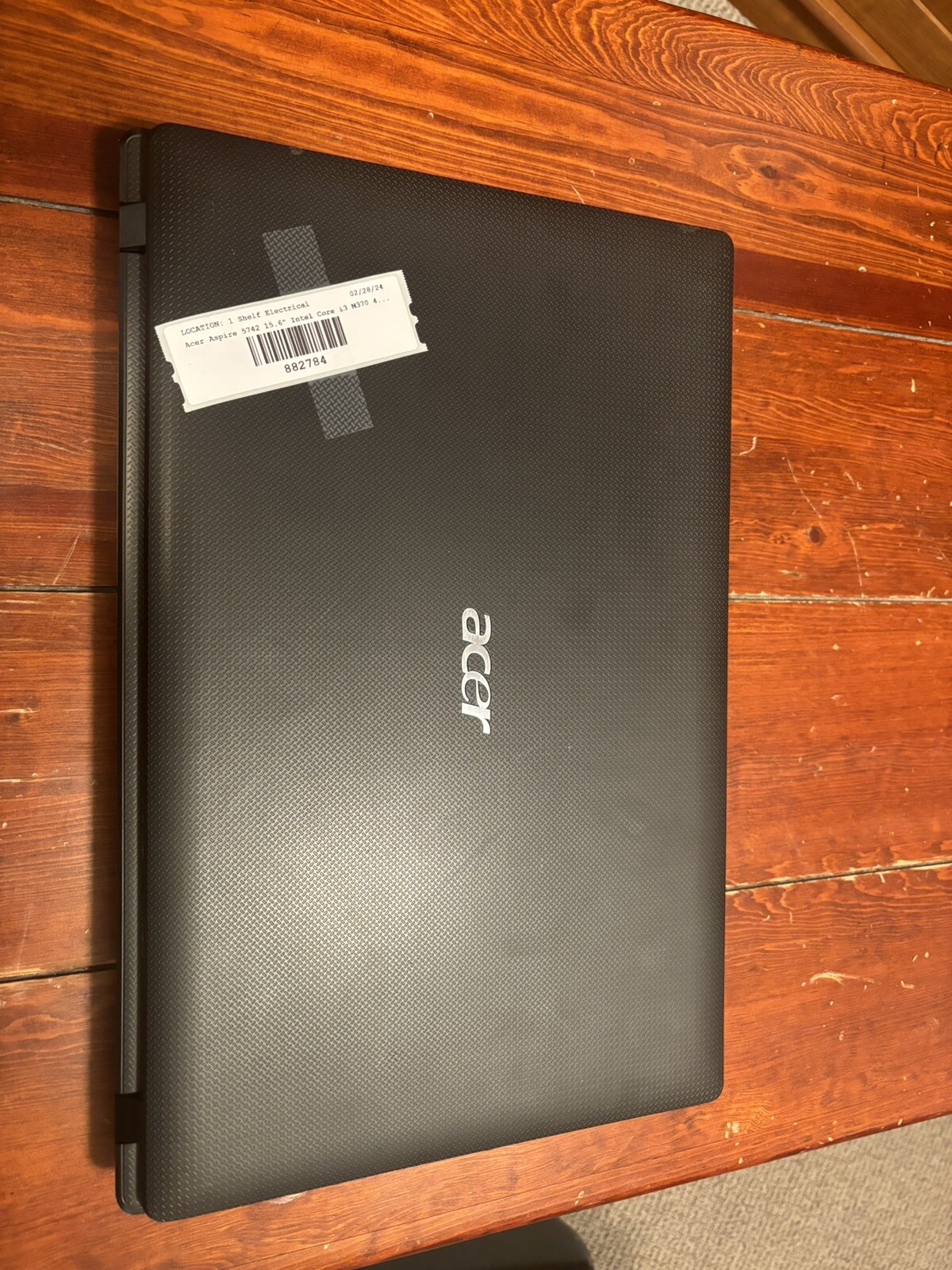 Acer Aspire 5742-6475 / Intel Core i3 M380 @ 2.53GHz Boots and Functions