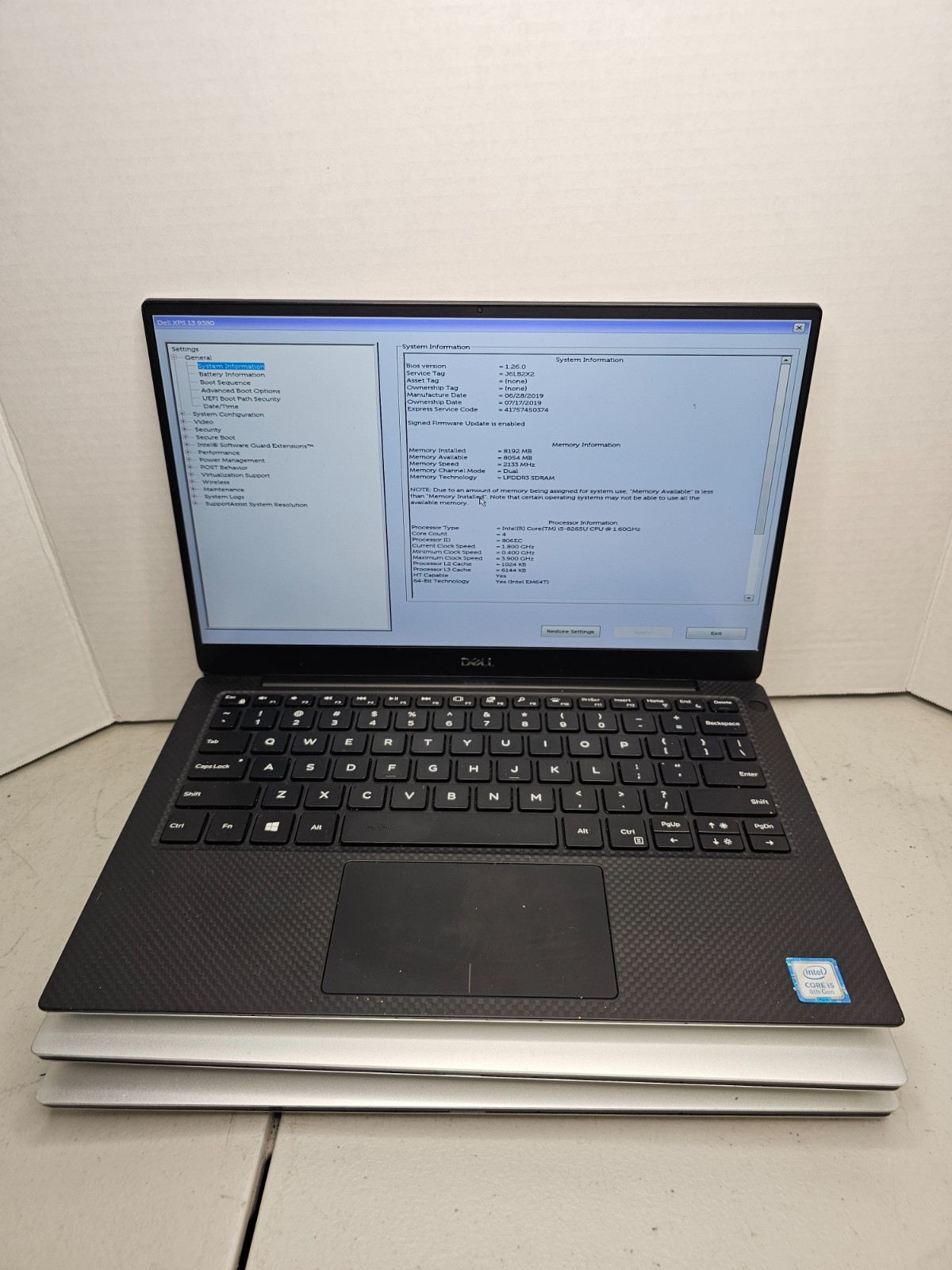 (LOT 3) Dell XPS Mixed Models 8th gen SEE PICS FOR SPECS NO DRIVES/OS #04