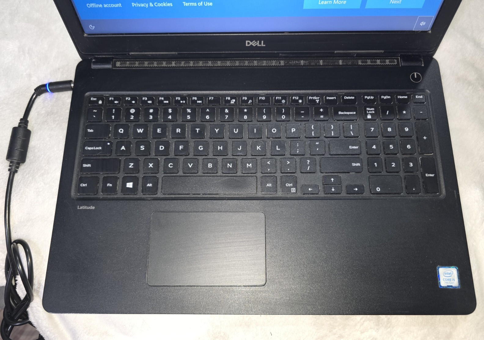 Dell Latitude 3580 Laptop Computer Model P79G BLACK with Storage Carrying Case