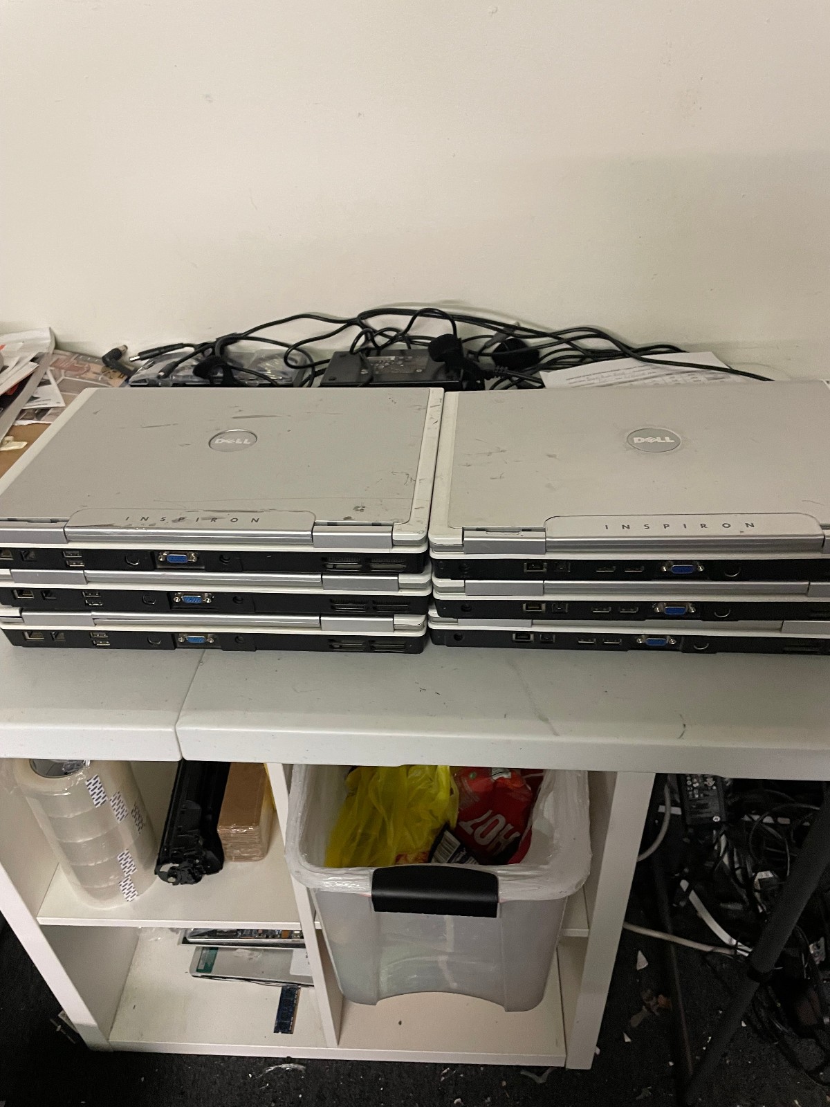 Lot of 6 Dell – 3 Inspiron E1505, 3 Inspiron 6000 NO HDD have RAM Wholesale lot