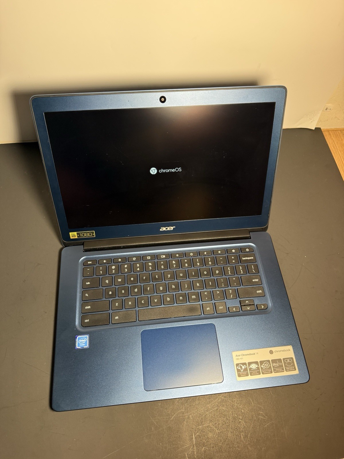 Acer Chromebook 14 CB3-431 Laptop 4 GB RAM 32 GB eMMC Blue W/ Case TESTED RESET