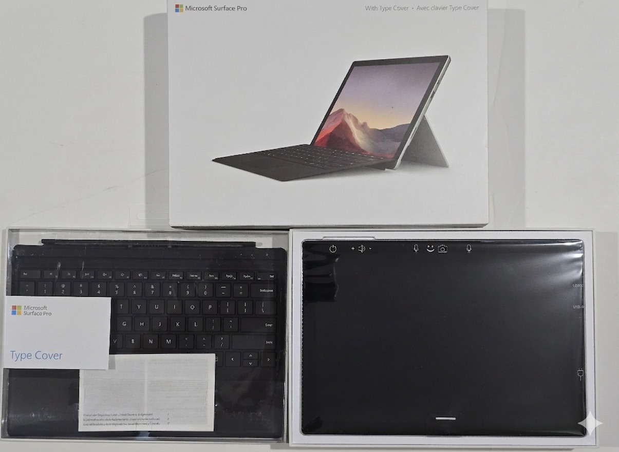 Complete: Microsoft Surface Pro 7 1866 i5/8GB/128GB + Type Cover Keyboard