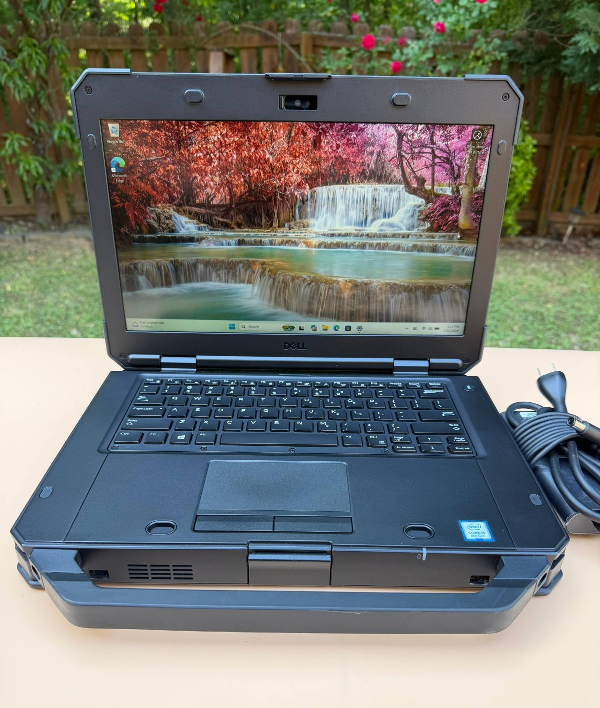 Dell Latitude 5424 Rugged i5-8350u 16GB 512GB SSD Win11pro 2 New Batteries