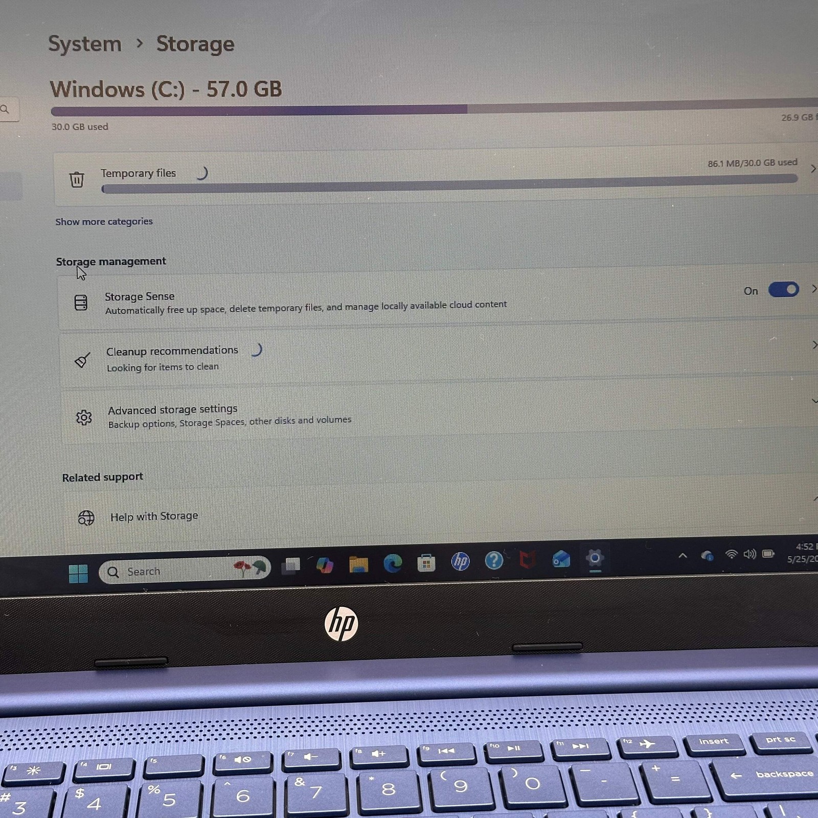 HP 14-cf2111wm 14-Inch Laptop 4GB RAM 58GB