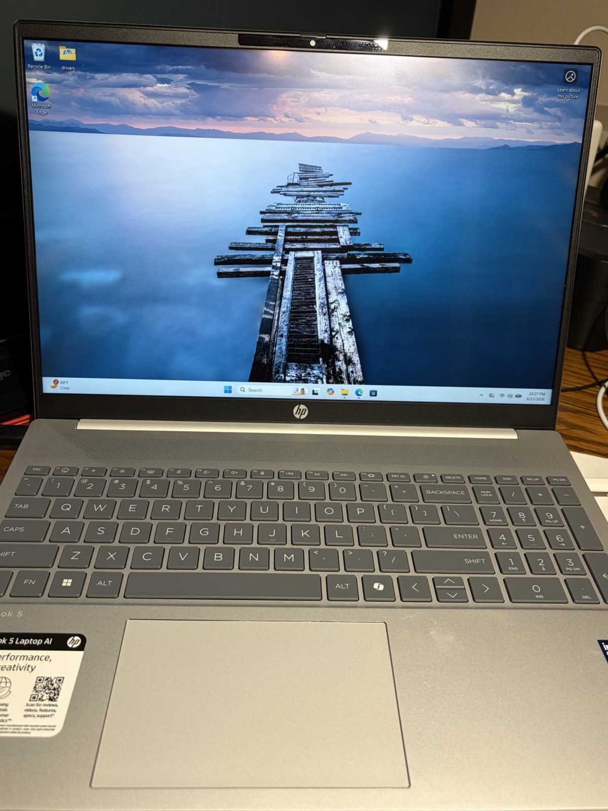 HP OmniBook 5 Laptop AI Intel Core Ultra 7 255U – 16GB DDR5 – 1TB SSD – Warranty