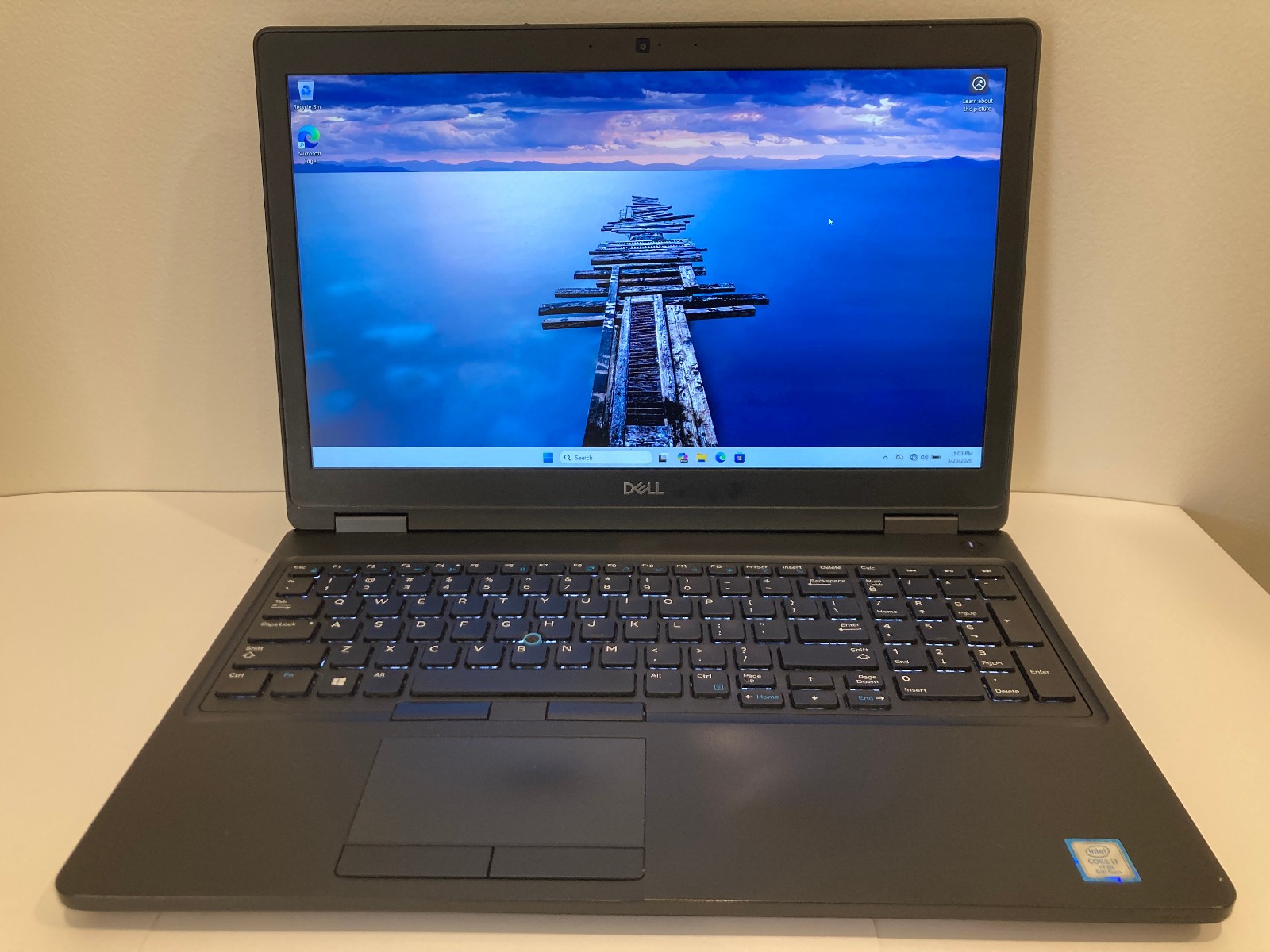 Dell Precision 3530 i7-8850H 2.6 GHz 256GB NVMe SSD, 16GB Laptop W11Pro RESTORED