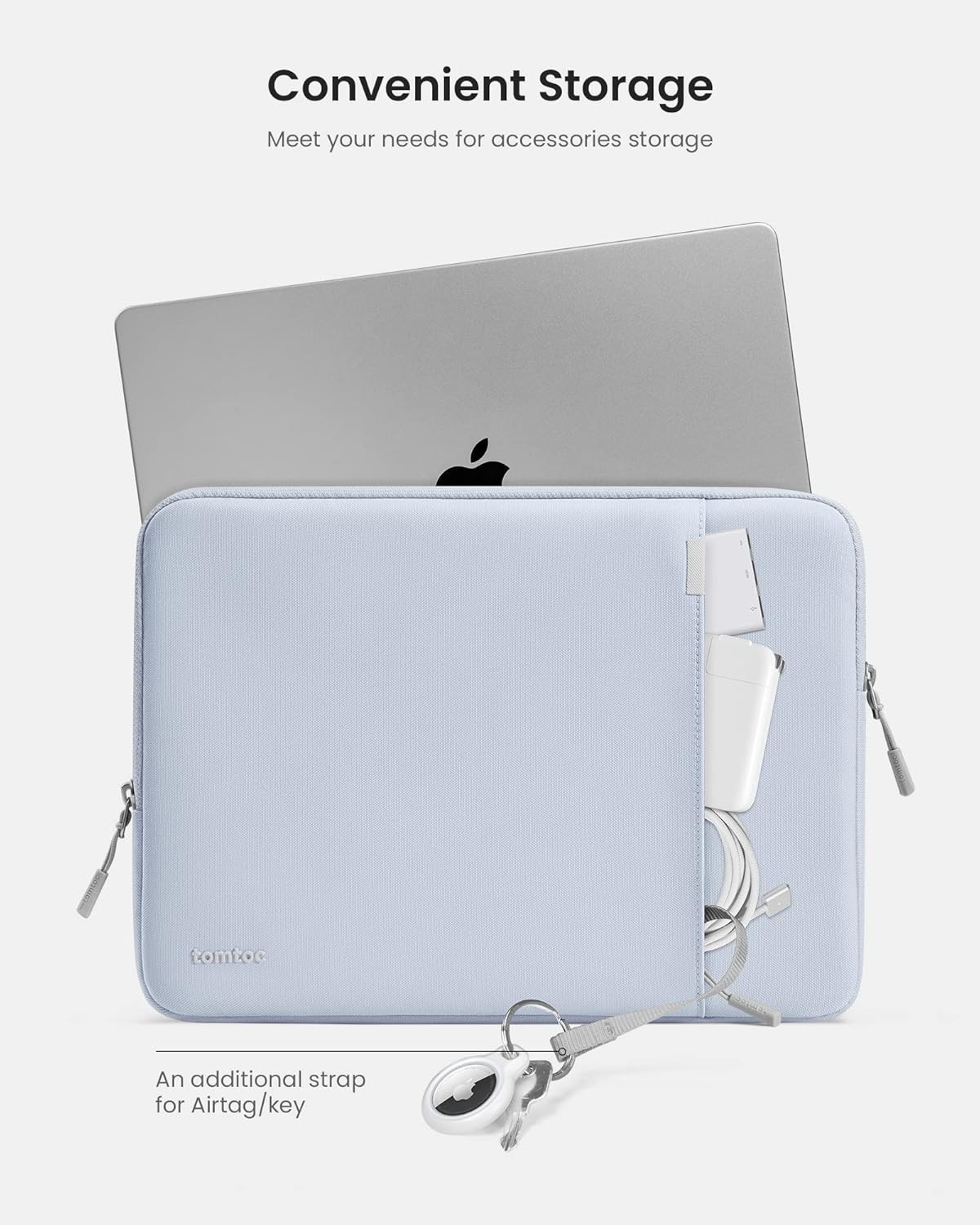 360° Protective Laptop Sleeve for 15-inch MacBook Air M4/A3241 2025, M3/A3114 20