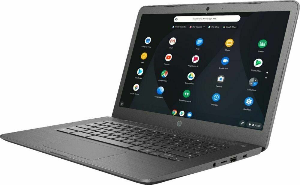 HP 14″ TouchScreen Chromebook Intel Celeron N3350 4GB RAM 32GB eMMC Grey ~NEW!!!