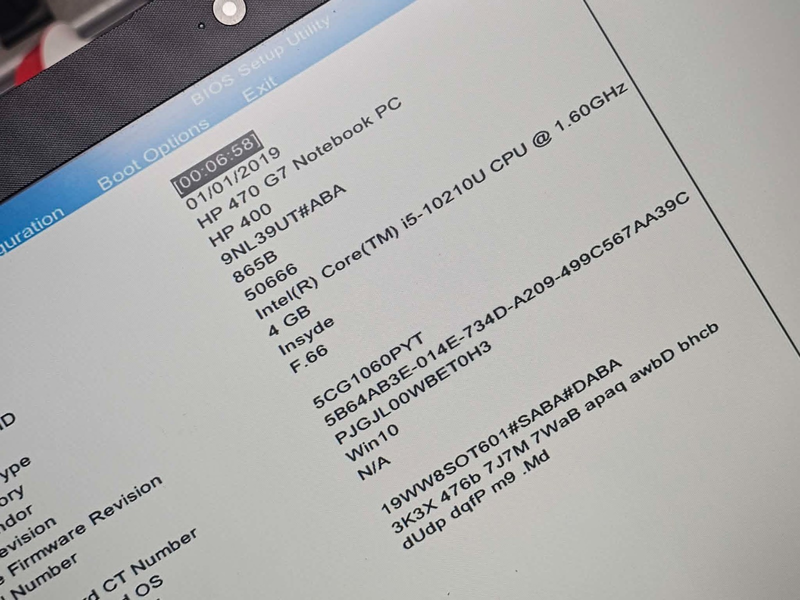 HP ProBook 470 G7 17.3″ i5-10210U@1.6GHz, 4GB RAM – Powers Posts Works Bad Hinge