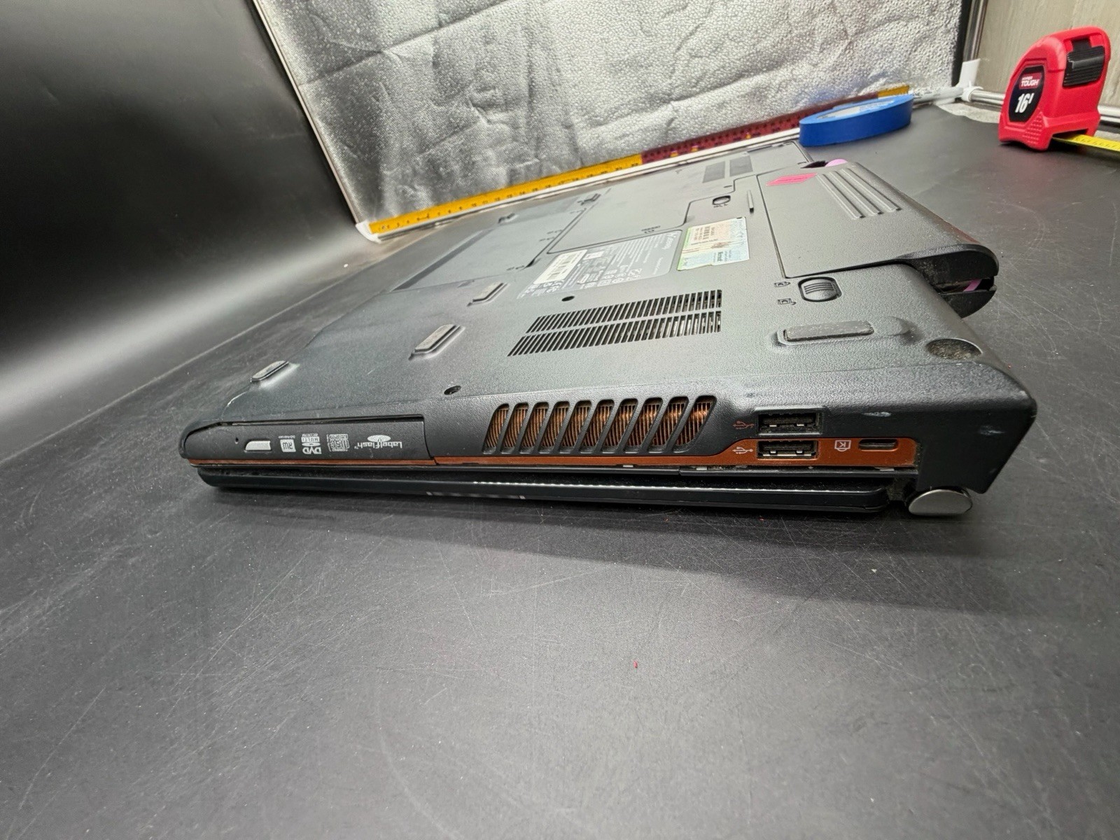 Black And Orange Gateway MS2252 Laptop Microsoft Intel