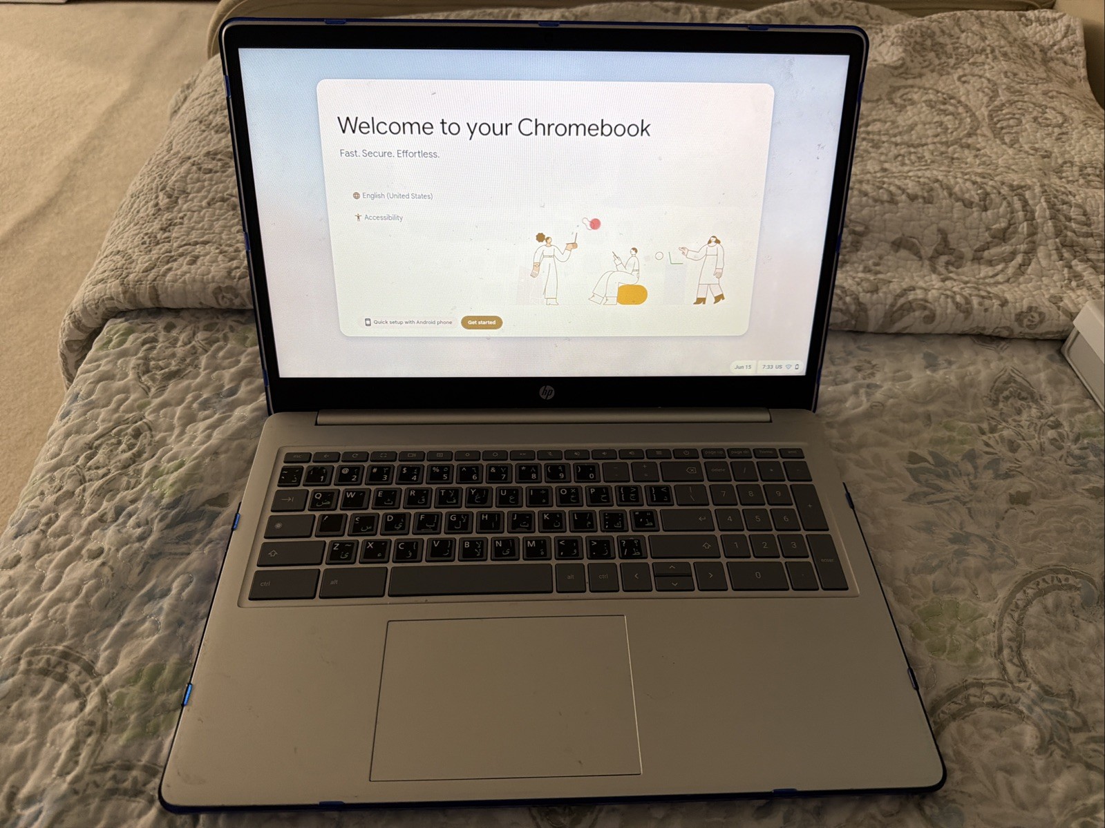 HP Chromebook 15a-nb0013dx 15.6″ Intel N200 3.2 GHz 8GB RAM 64GB eMMC ChromeOS