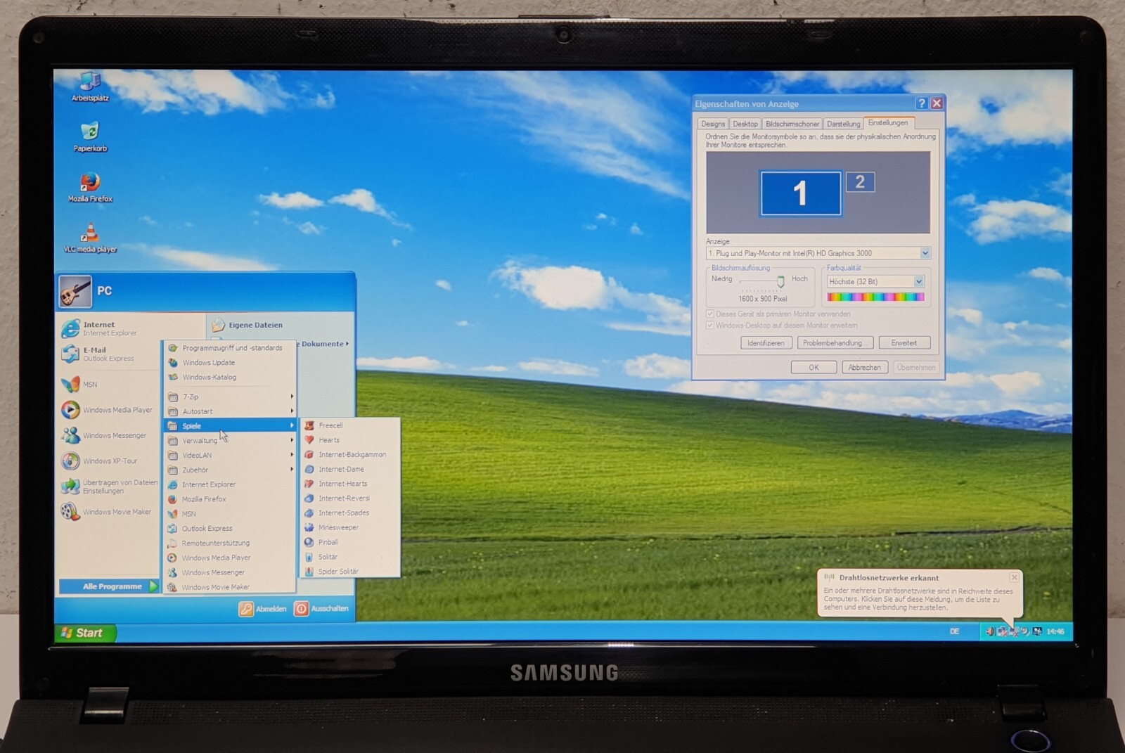 Samsung NP300E Windows XP Notebook i5-2430M 2.40GHz 500GB 4GB 15.6″ DVD FAULTY!