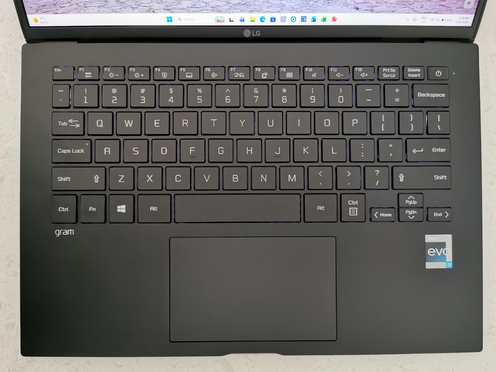Unused LG Gram i7-1360P 16GB DDR5 512GB or 1-2TB SSD FHD+ 14″ Lightweight Laptop