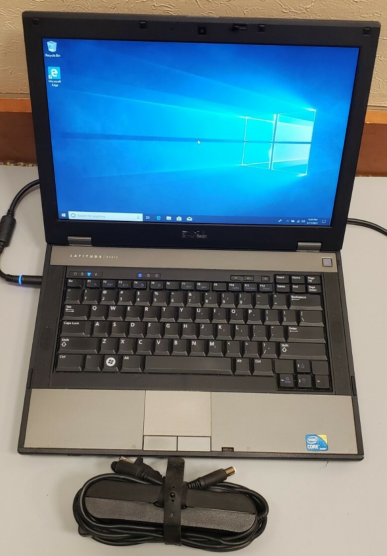 Dell Latitude E5410 Core i5 M520 14″ 2.40GHz 4GB RAM 320GB HDD WEBCAM WIN 10