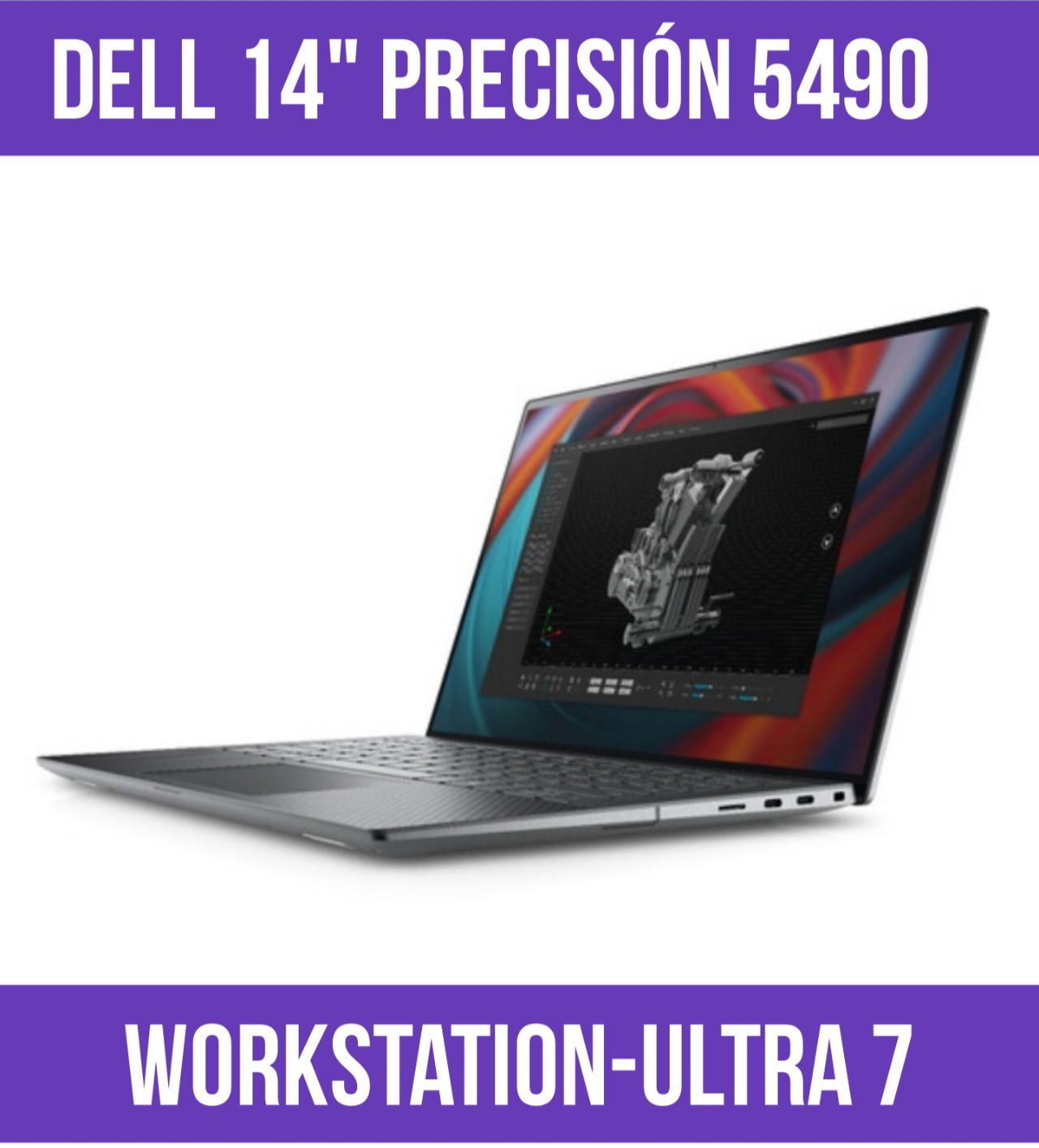 Dell 14″ Precision 5490 Workstation Laptop Intel Core Ultra 7- 32GB-RTX 2000-1TB