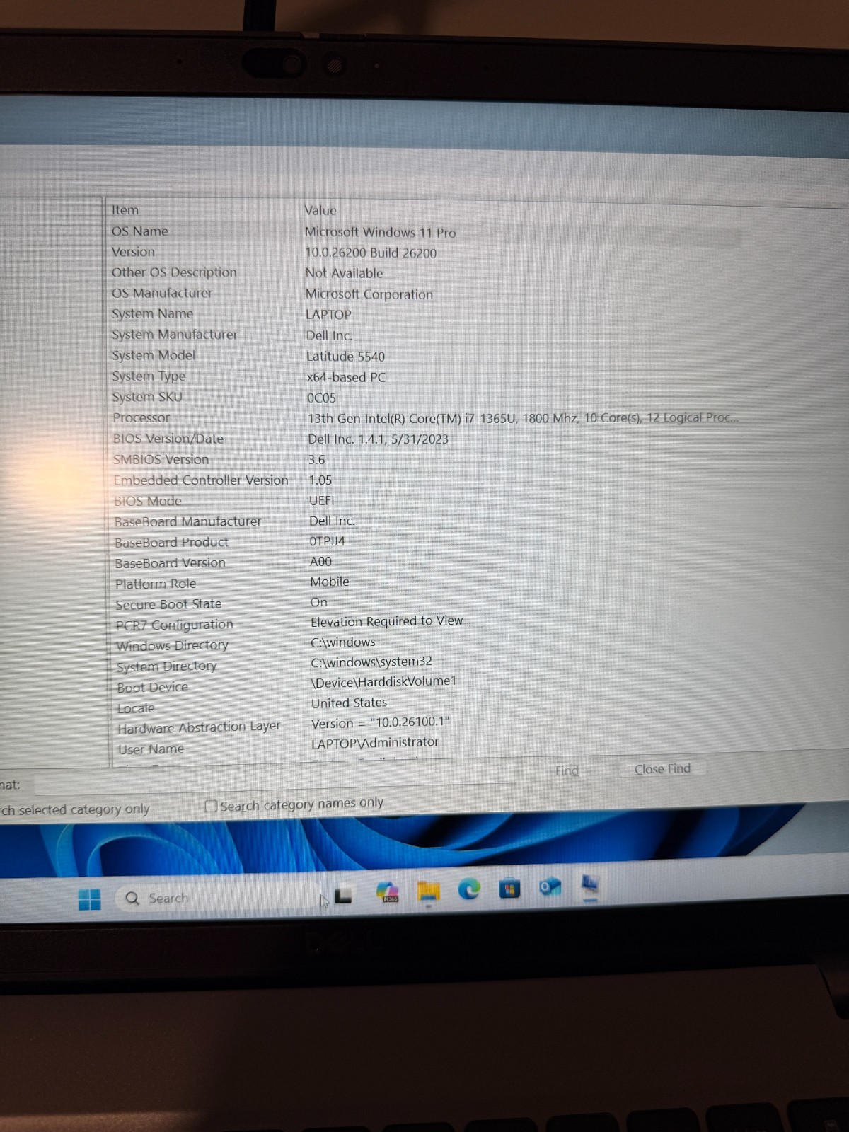 Dell Latitude 5540 15.6″ i7-1365U 1.8GHz 16GB RAM 512GB SSD