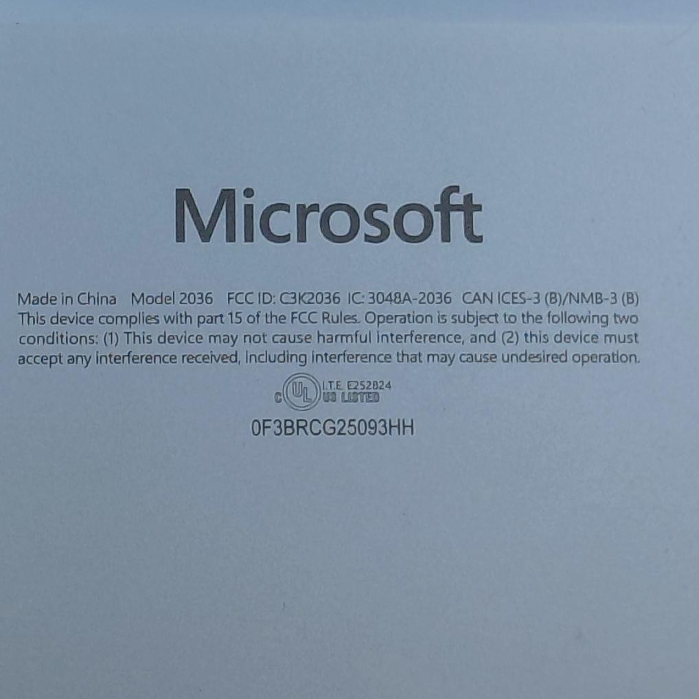 MICROSOFT 2036 (B06007120)