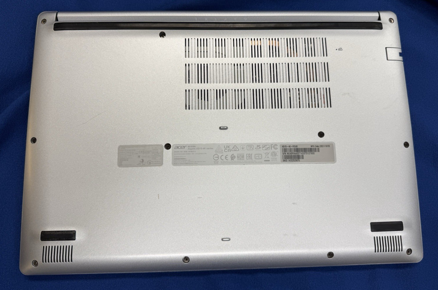 Acer Aspire 5 A515-46-R3UB 15.6″ AMD Ryzen 3 ~ PARTS ONLY PLEASE READ ~ FREE S/H