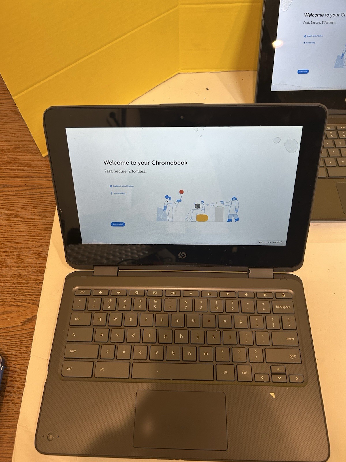 Lot of 3 HP Chromebook x360 11 G1 EE 4GB 32GB For Parts Repair