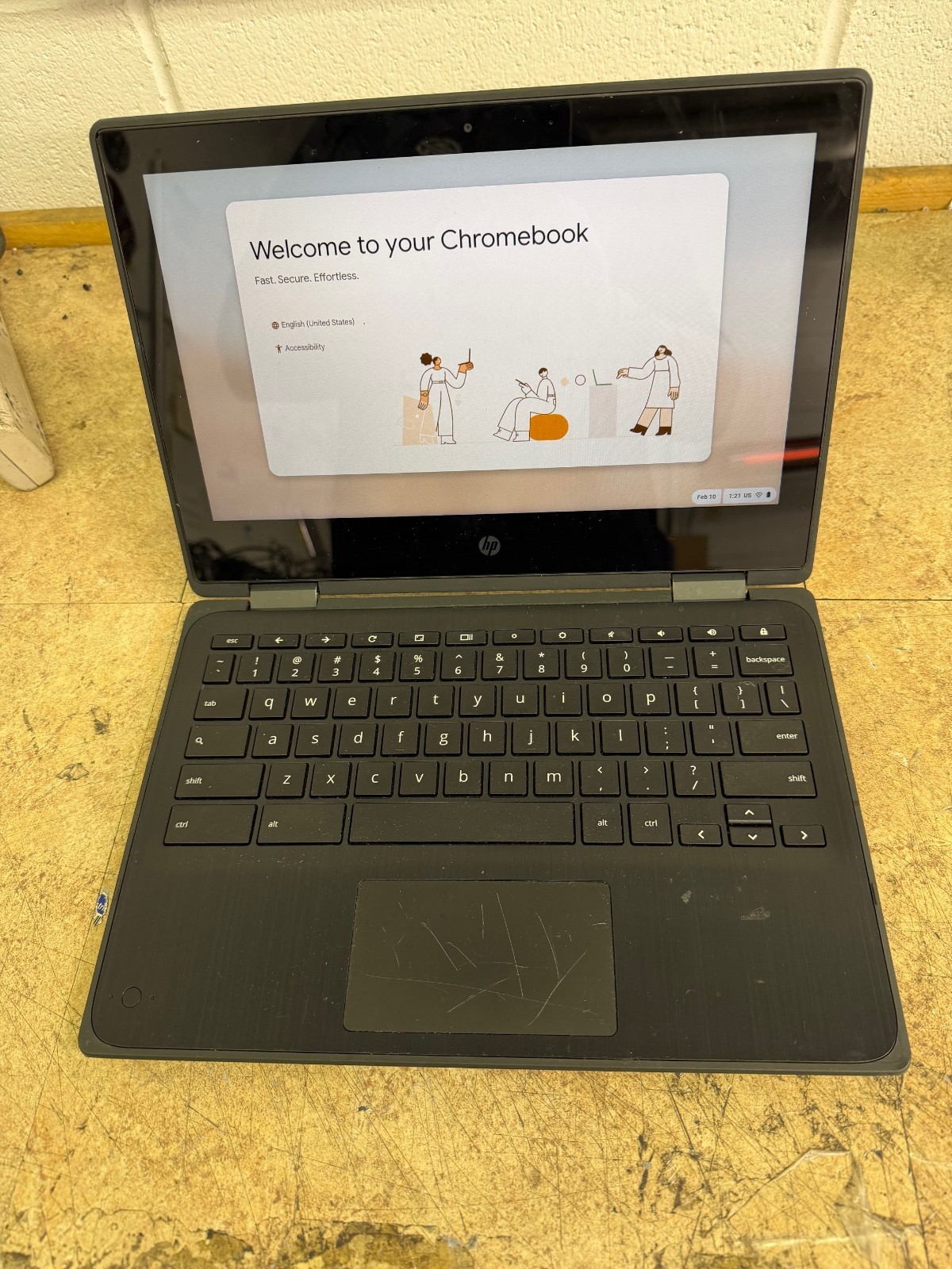 LOT OF 3 HP Chromebook X360 11MK EE 11.6″ MediaTek MT8183 4GB RAM 32GB eMMC