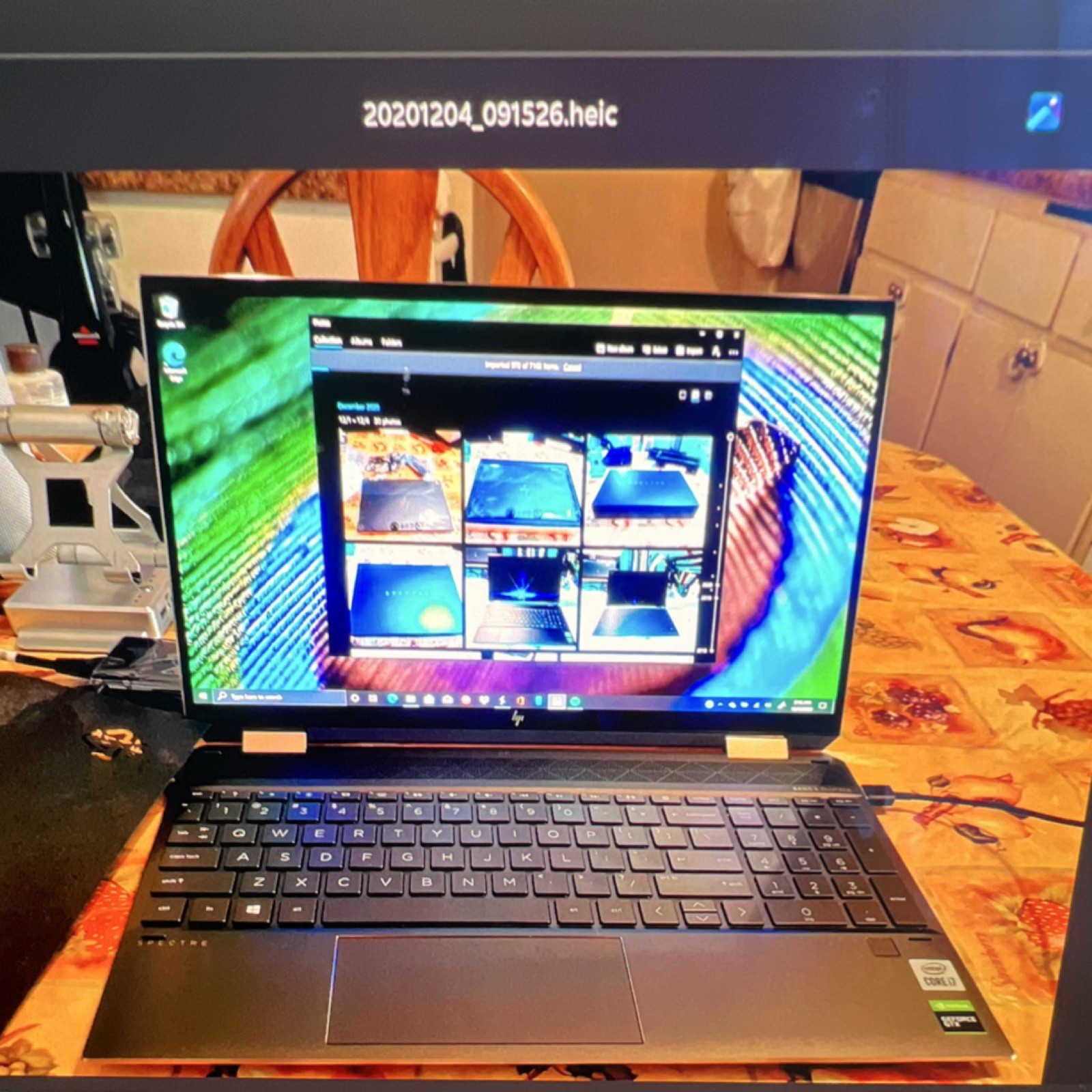 HP Spectre x360 convertible Black and Gold 2020 15.6″ 16GB 1T SSD Win11 4K