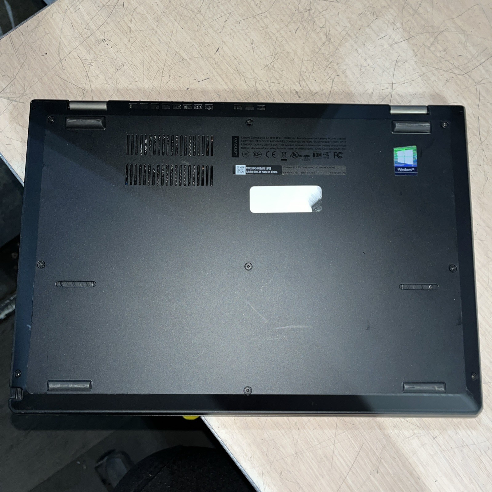 LENOVO THINKPAD L380 INTEL CORE I3-8130U 2.20GHZ 8GB RAM NO HD