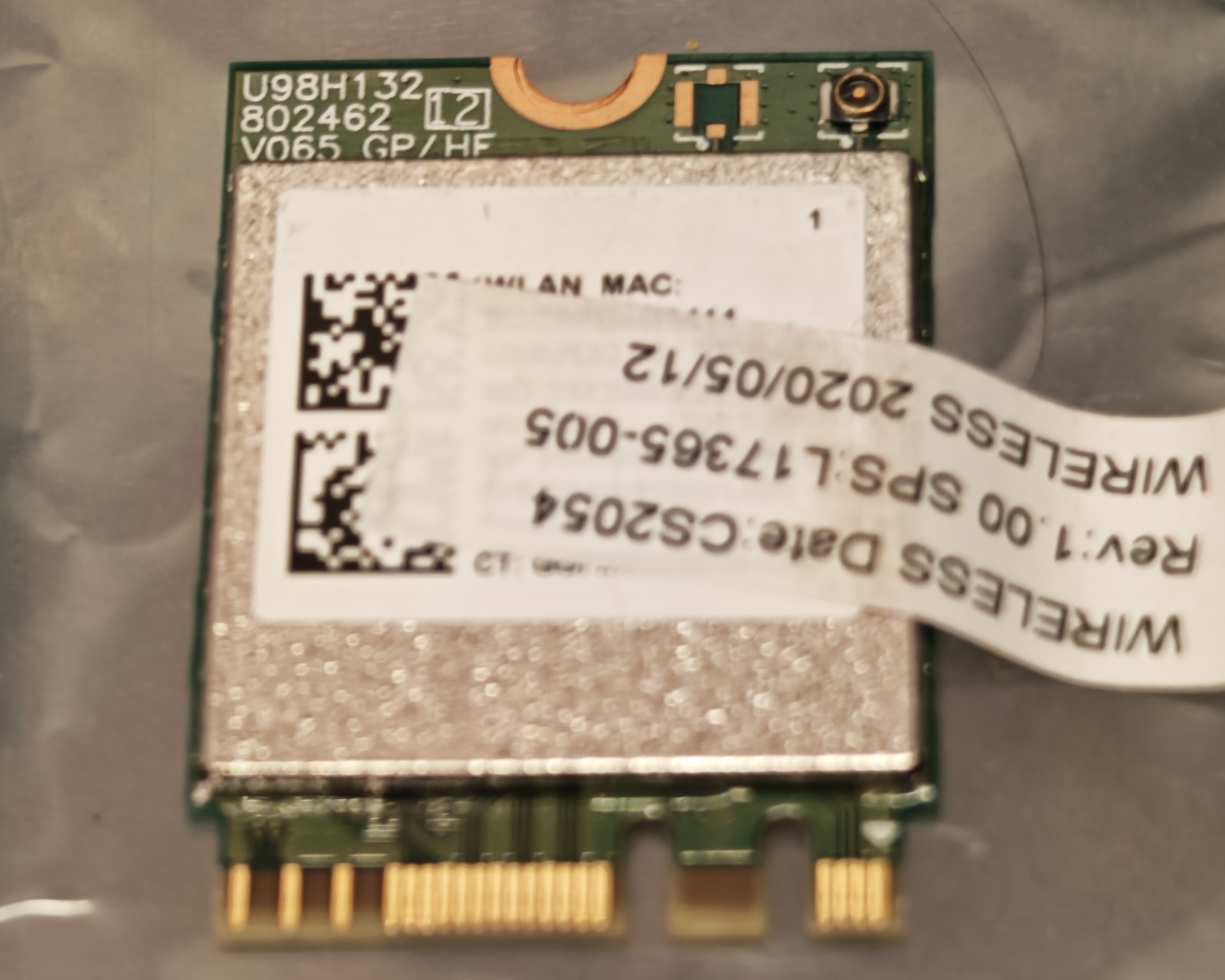 HP 14-CK CM CY DG 240 246 G7 245 G8 WIFI CARD L17365-005 DUAL BAND COMBO #