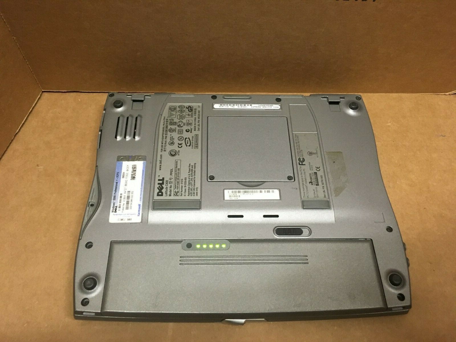 DELL LATITUDE C400 LAPTOP PENTIUM III 1.20GHz 256MB 30GB HDD WINDOWS XP