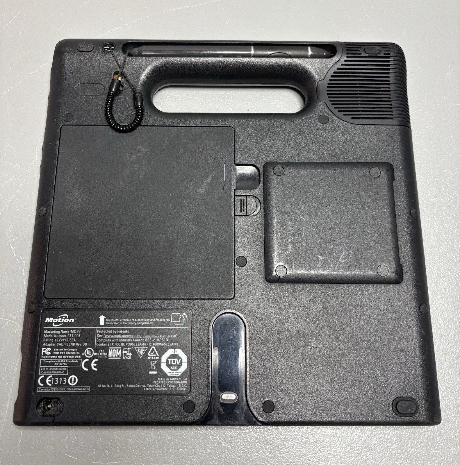 Motion Computing MC-F5te Rugged Tablet Intel i5 Touch Windows 8 Pro – No Charger