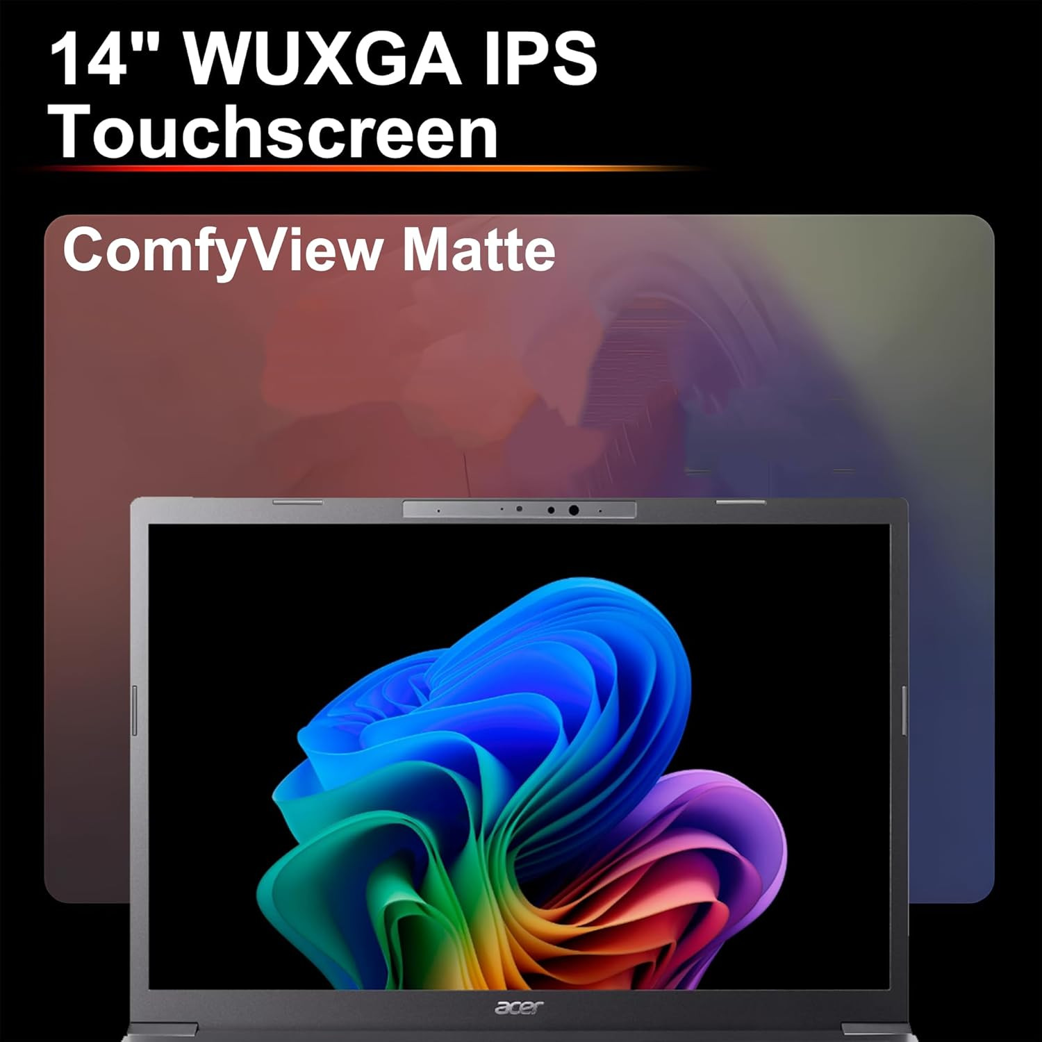 Acer Aspire 14 AI Portable Laptop 14″ WUXGA Matte Touch Intel 8-Core Ultra 5 226