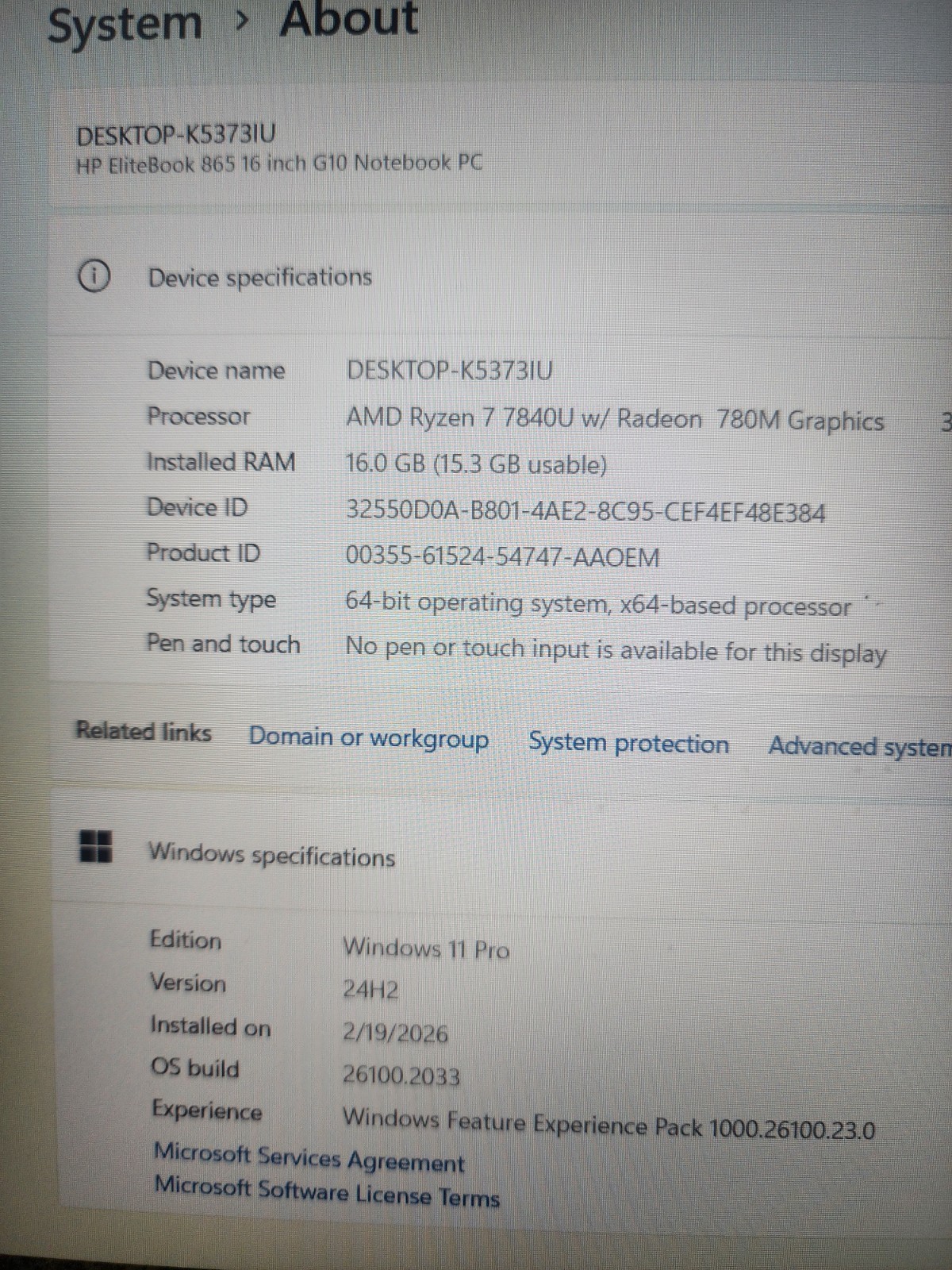 HP EliteBook 865 G10 Laptop