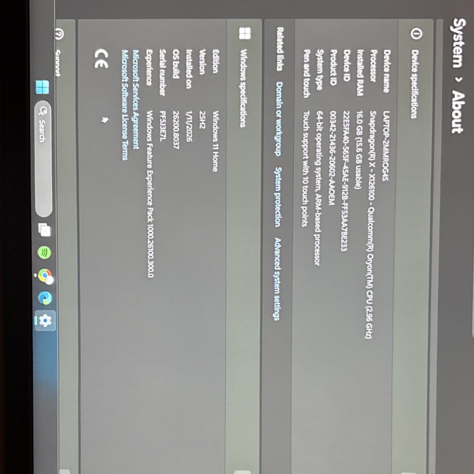 Lenovo Gray Laptop Notebook with Backlit Keyboard