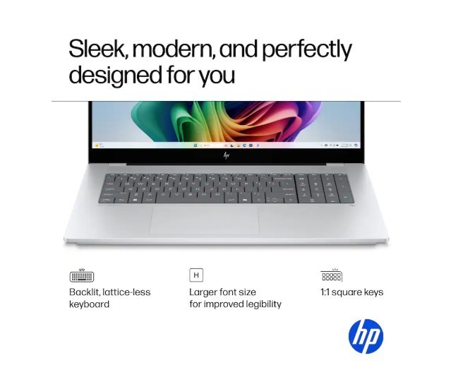 HP OmniBook X Intel Core Ultra 7 256V 16GB Memory 1TB NVMe SSD 17.3″ Touch W11H