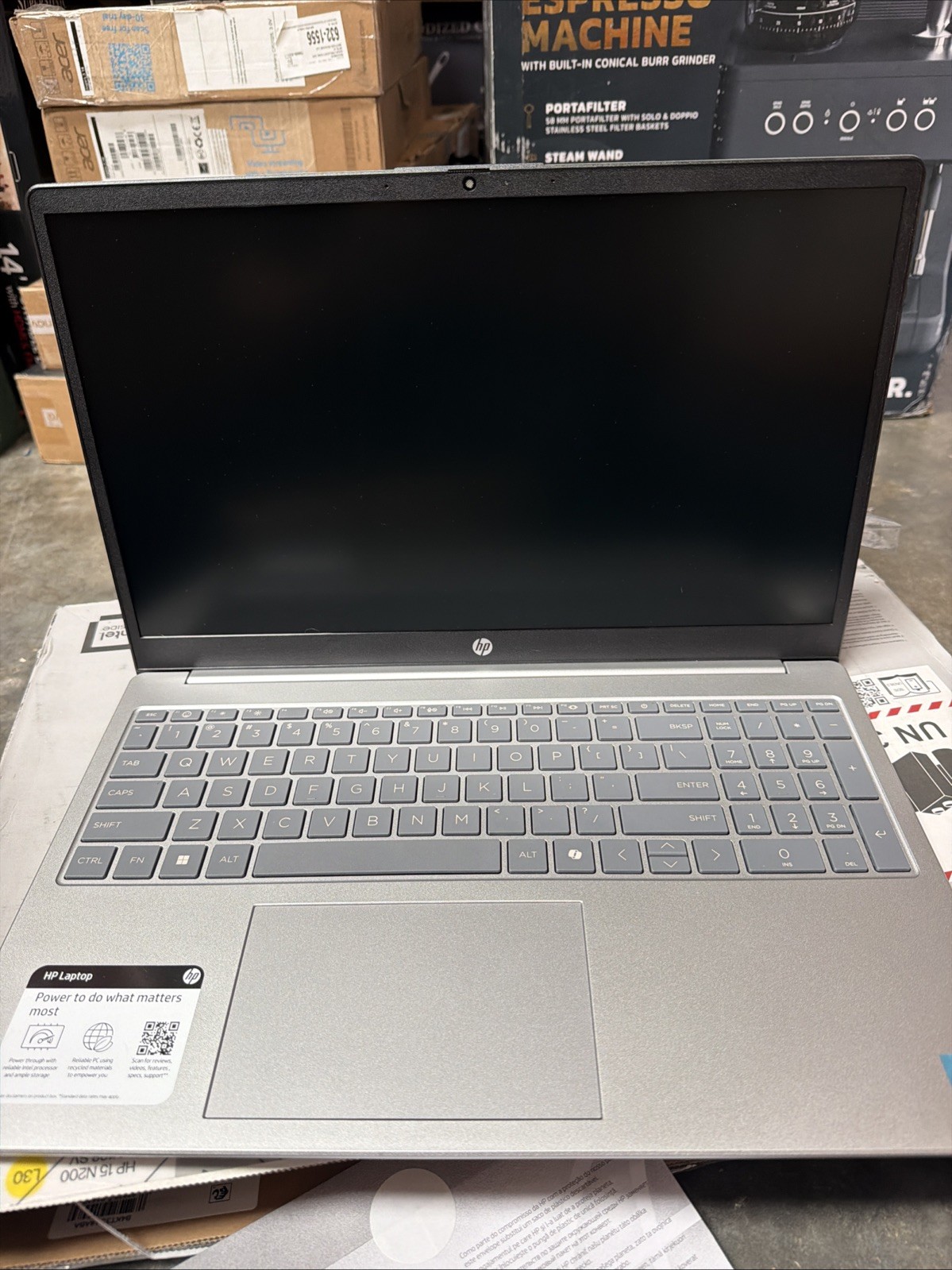 HP 15-fd0084wm 15.6″ Intel Processor N200 3.2 GHz 4GB DDR4 128GB UFS W11S Laptop