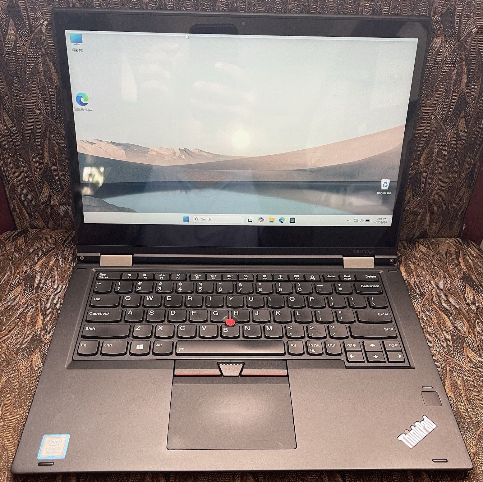 Lenovo ThinkPad X380 Yoga 13.3″ i7-8550U 1.80GHz 8GB 128GB SSD