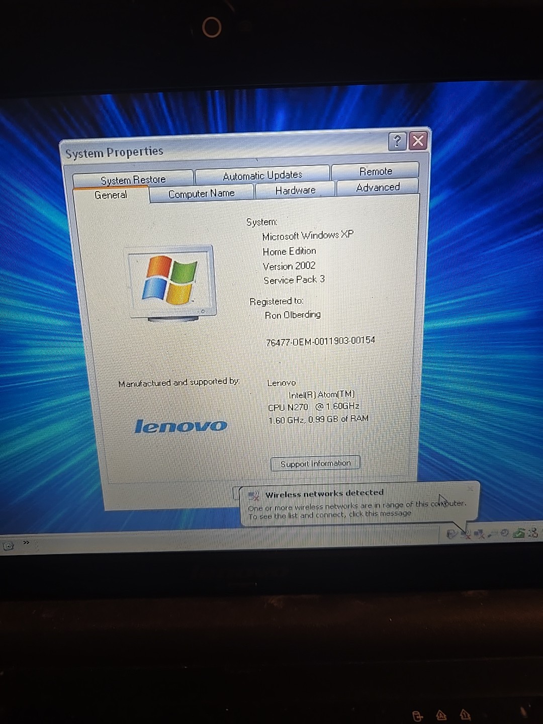 Lenova S10-2 Netbook Computer