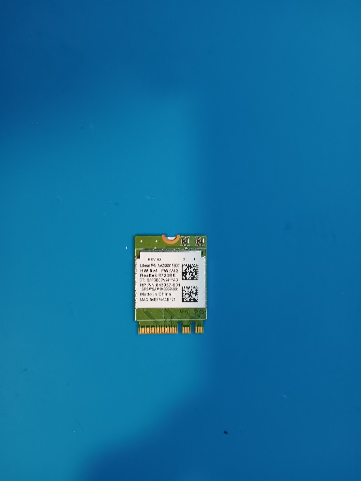 Realtek 8723BE. Wireless Wi-Fi HP HQ TRE 71025