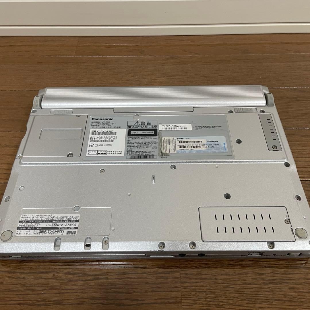 Panasonic Let’s Note CF-SX2 DVD Intel Core i5 SSD 450GB 4GB RAM Windows 10 Used
