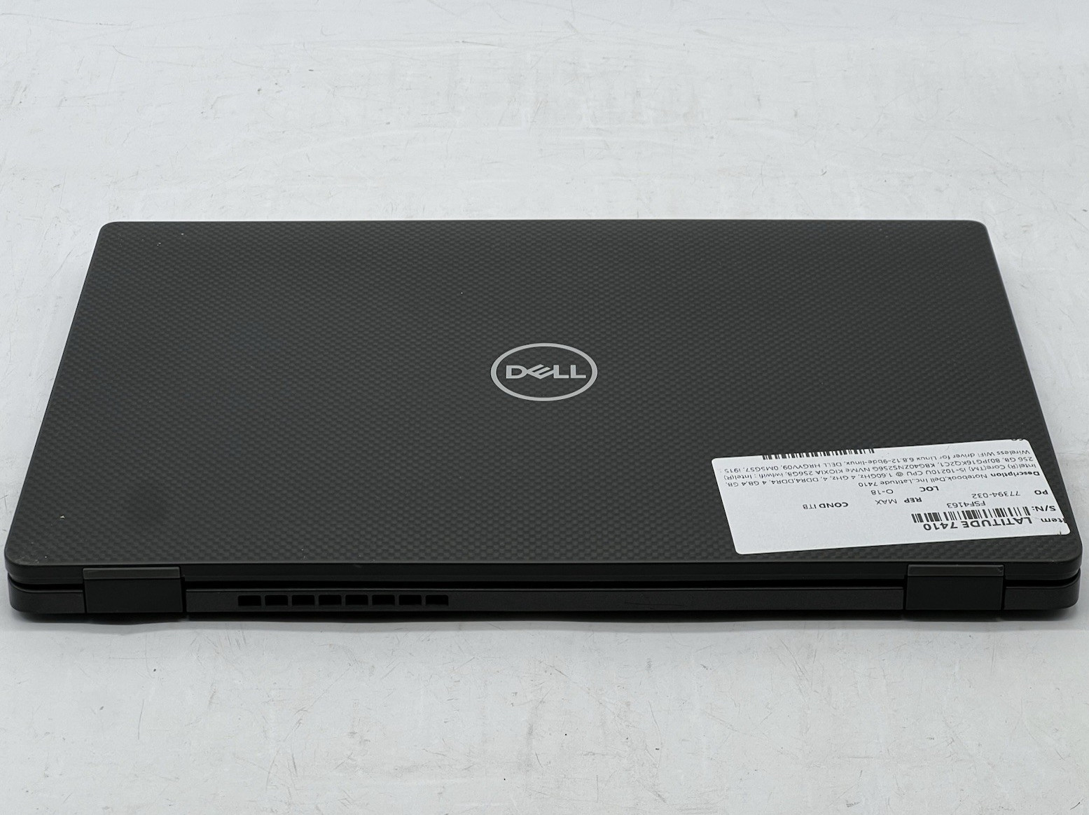 Dell Latitude 7410, i5-10210U CPU, @ 1.60GHz, 8GB RAM, 256GB NVMe-No OS/AC
