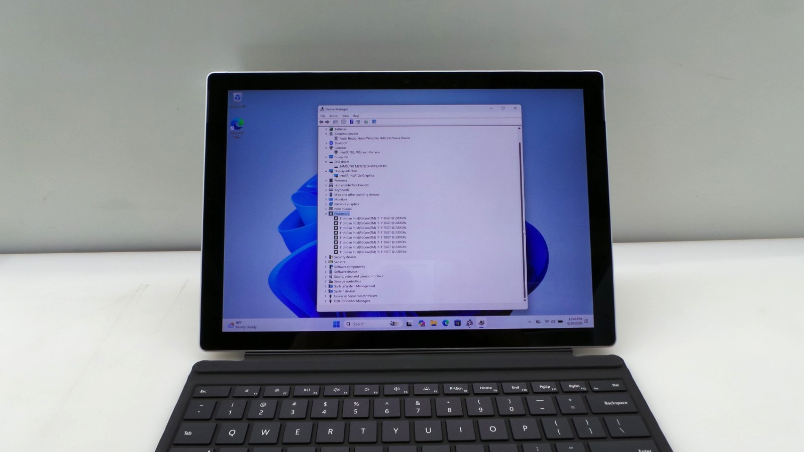 Microsoft Surface Pro 7+ 12.3″ i7-1165G7 2.80GHz 16GB RAM 256GB SSD | WIN 11 PRO