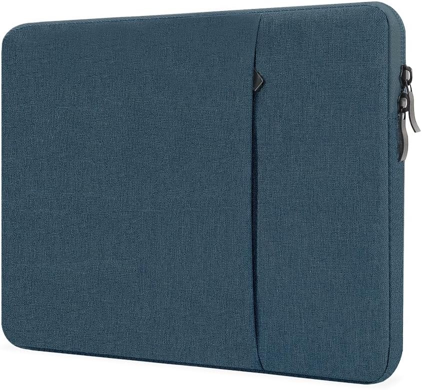 Navy 13-Inch Laptop Sleeve for MacBook Neo, Water-Resistant, Soft Lining, Snug F