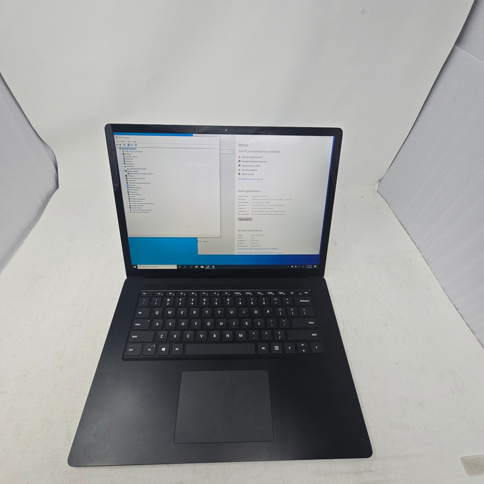 *screen* Microsoft Surface 3 1873 Ryzen 5 @ 2.1Ghz 256GB 8GB W10 H