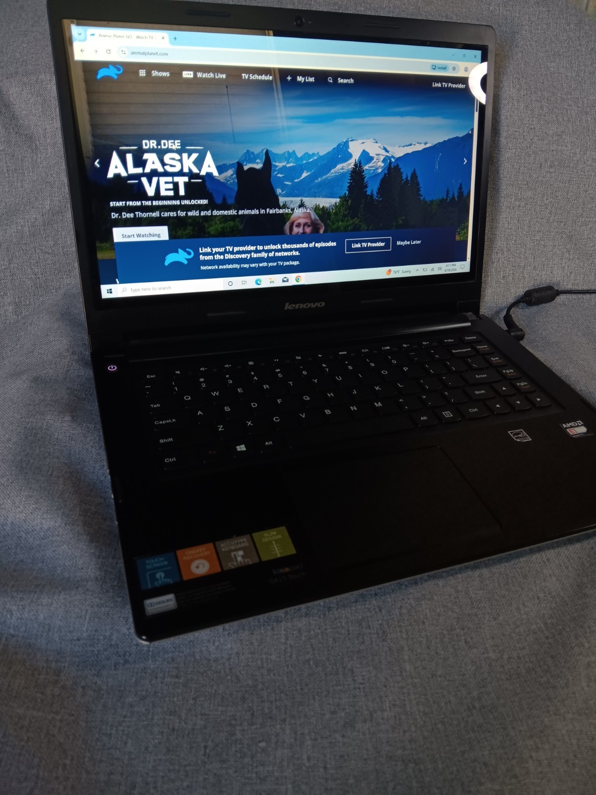 Lenovo IdeaPad S415 Touch 14″ Laptop AMD A6-5200 4GB RAM 500GB HDD