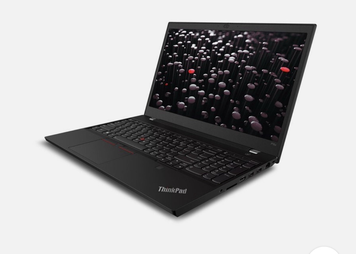 Lenovo ThinkPad P15v Laptop 15.6″ Windows 10 Pro Black Backlit Keyboard