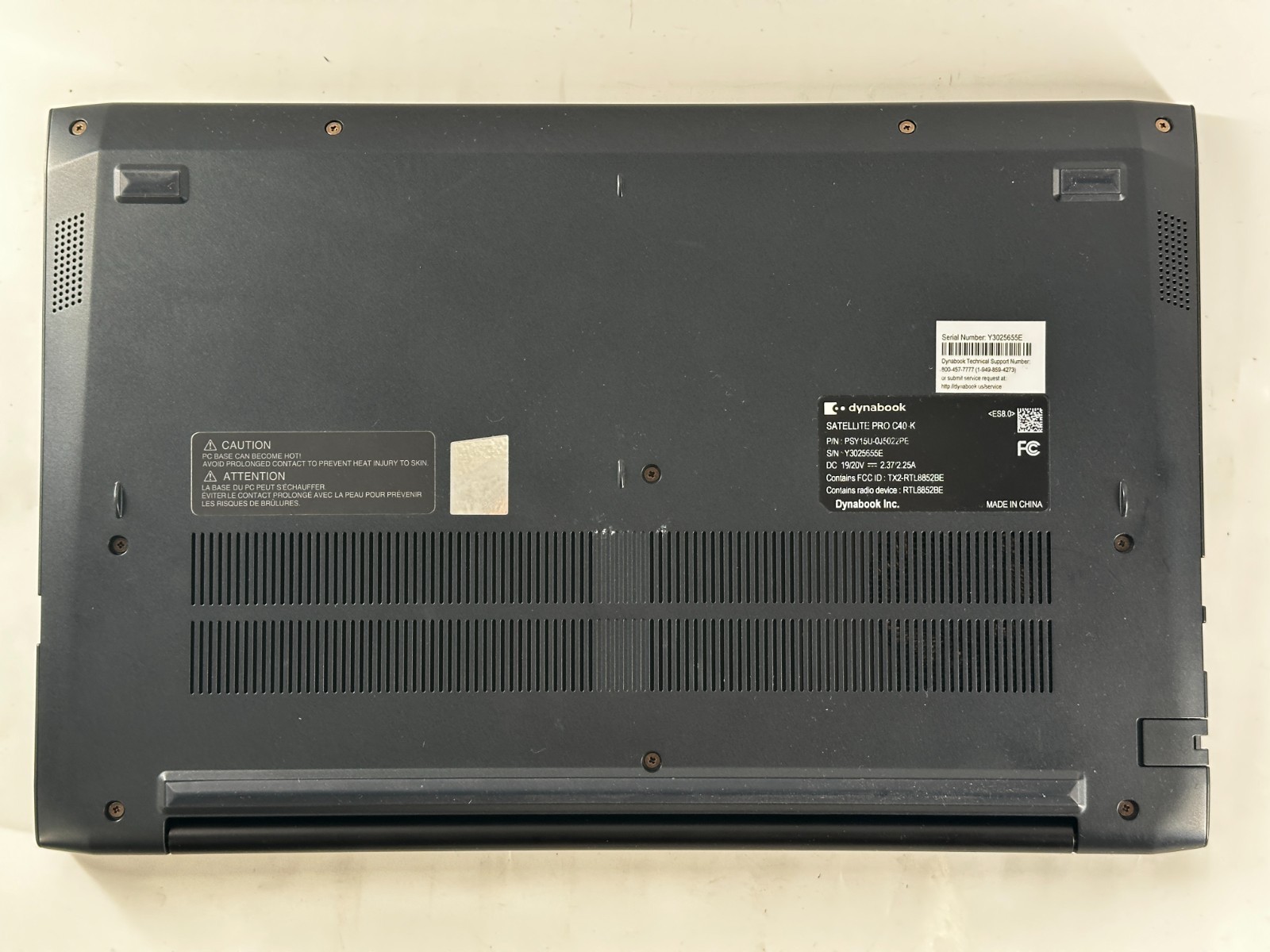 DynaBook Satellite Pro C40-K Windows Laptop