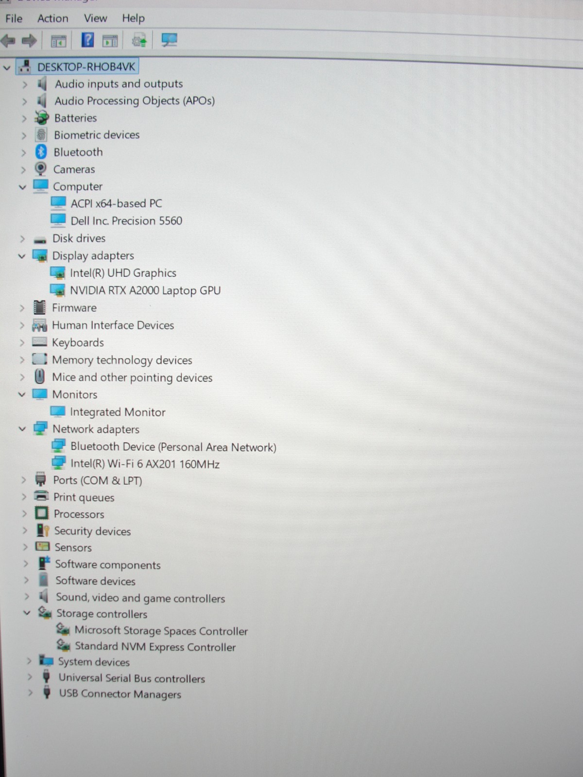 Dell Precision 5560 15.6″ WUXGA i9-11950H 32GB RAM 512GB SSD NVIDIA RTX A2000