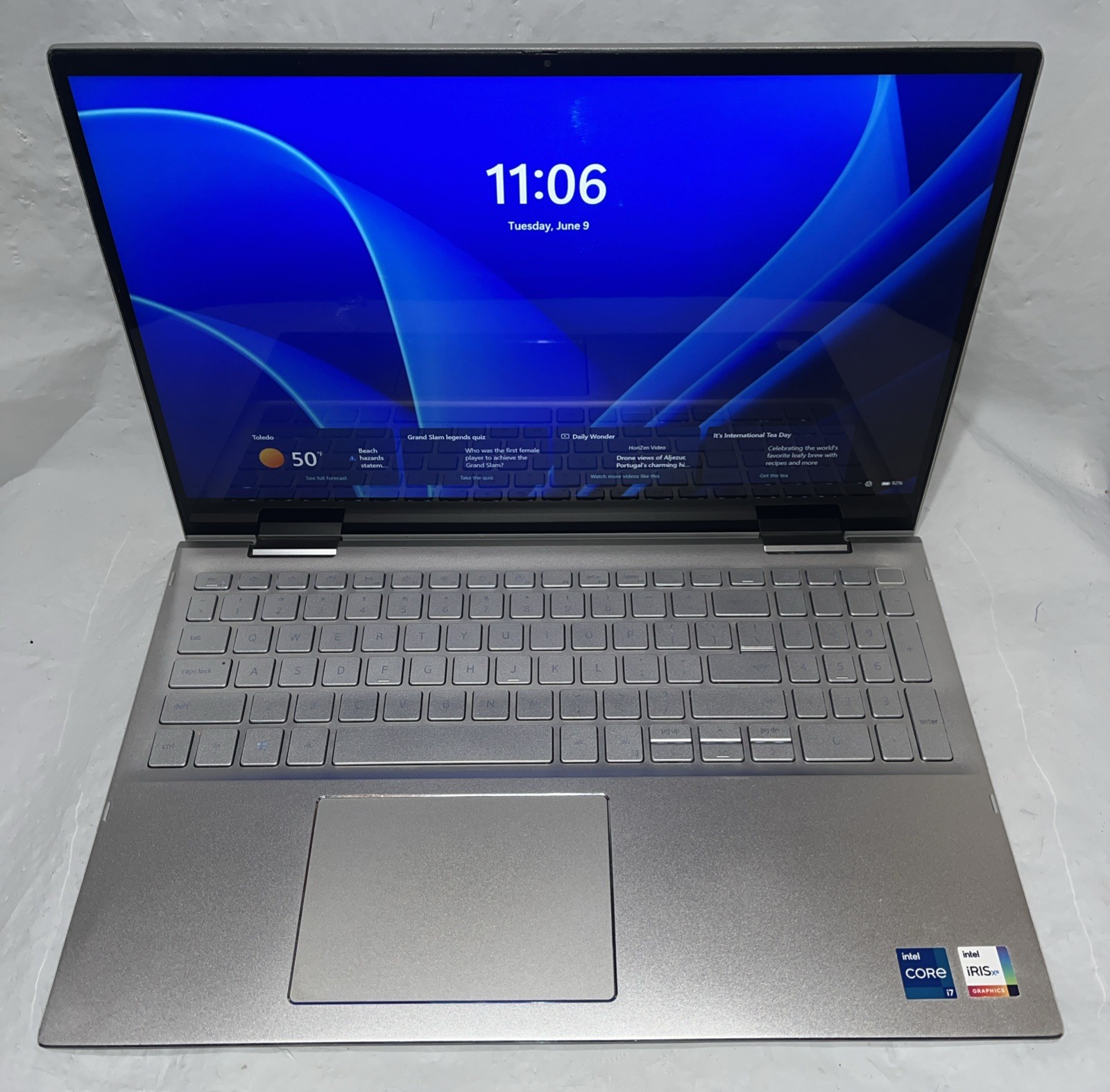 Dell Inspiron 7506 2-in-1 i7-1165G7@2.80GHz, 16GB RAM, 512GB M2, W11H *READ