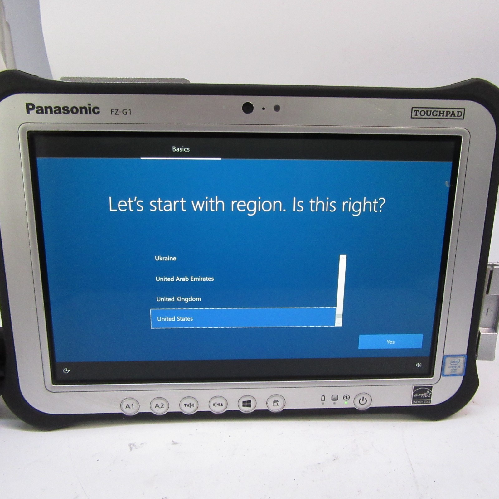 Panasonic Toughpad FZ-G1 | FZ-G1P5-03VM i5-6300u, 8GB 256GB SSD, GPS, T12-C8