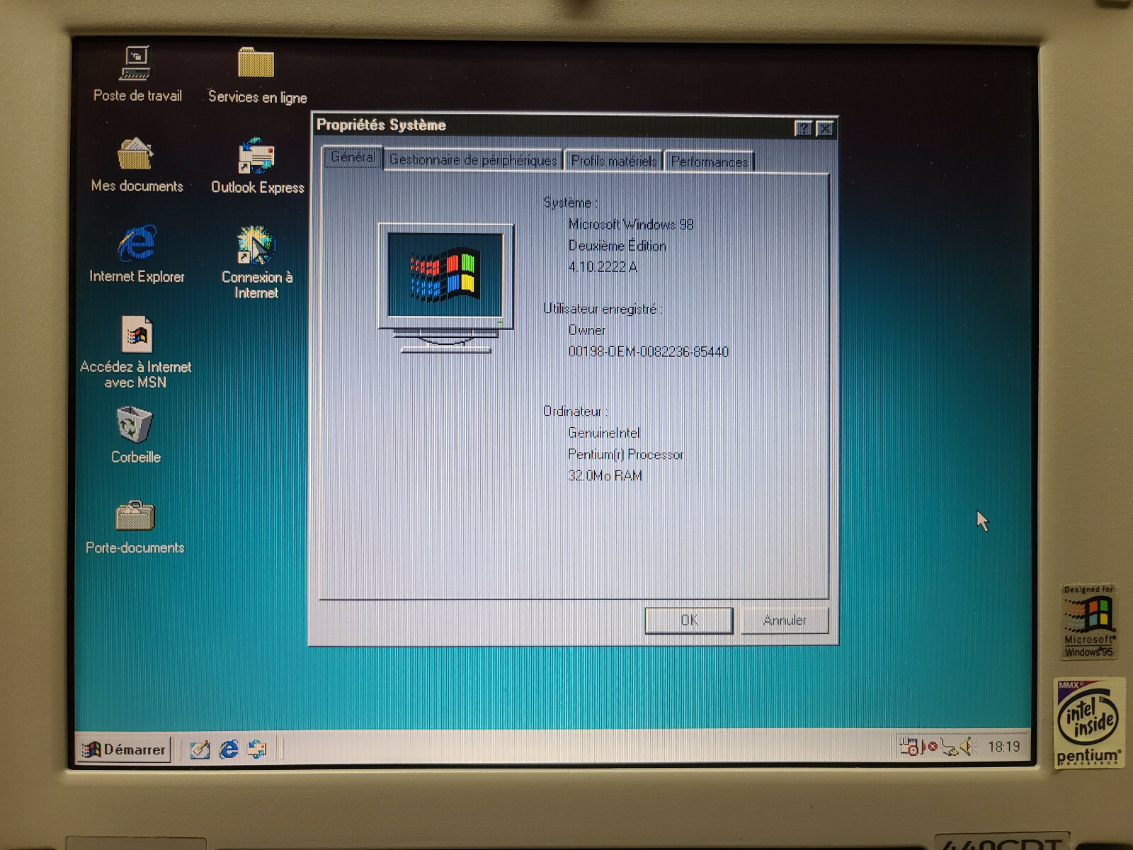 Toshiba Satellite Pro 440CDT Pentium 133 MMX + 32MB + 0GB *READ*